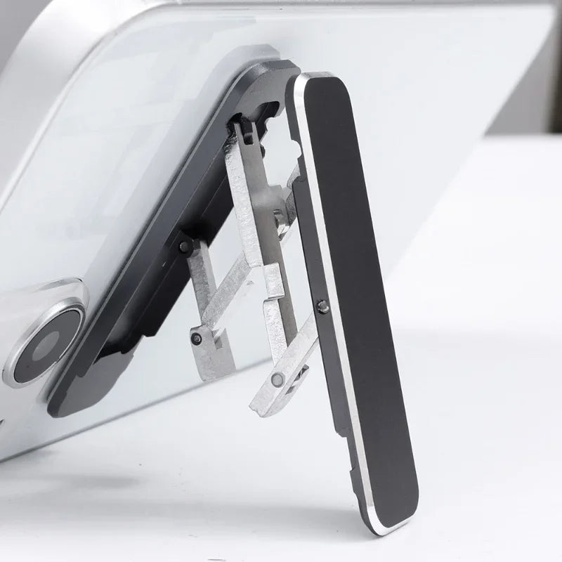 Universal Metal Phone Holder Cellphone for Ipad Foldable Mobile Phone Bracket Paste Folding Tablet Mount Portable Desktop Stand