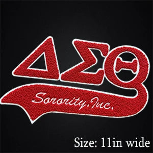 Delta Sigma Theta Sorority Chenille Iron-On Patches