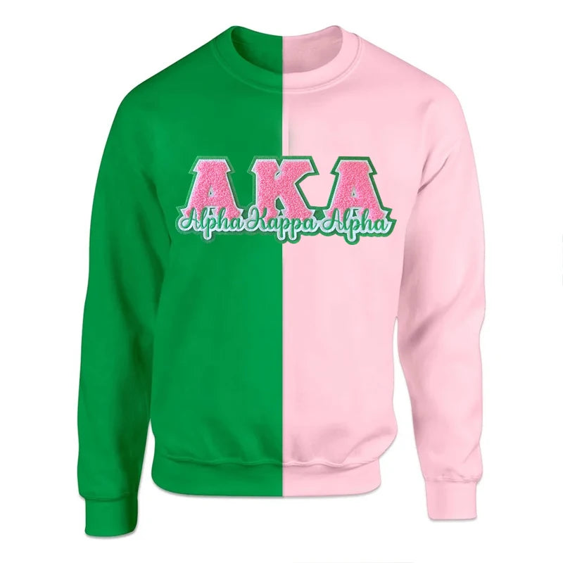 Embroidered Iron On Patch Alpha Kappa Alpha Sorority