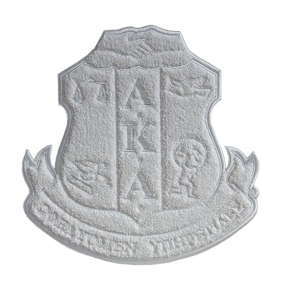 Large Size Chenille Iron-On Alpha Kappa Alpha Crest Patch