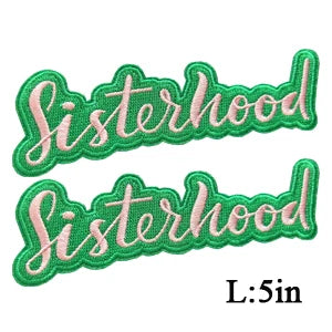 Embroidered Iron on Patches for Alpha Kappa Alpha Sorority