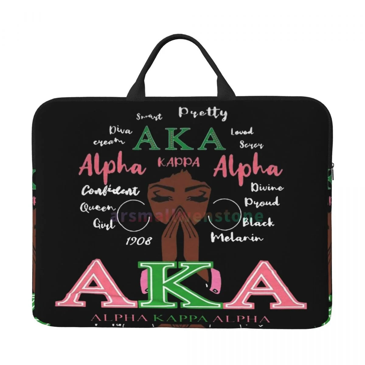 AKA Sorority Laptop Bag Computer Bag Office Business Travel 14 Inch Water Resistant Large Laptop Case