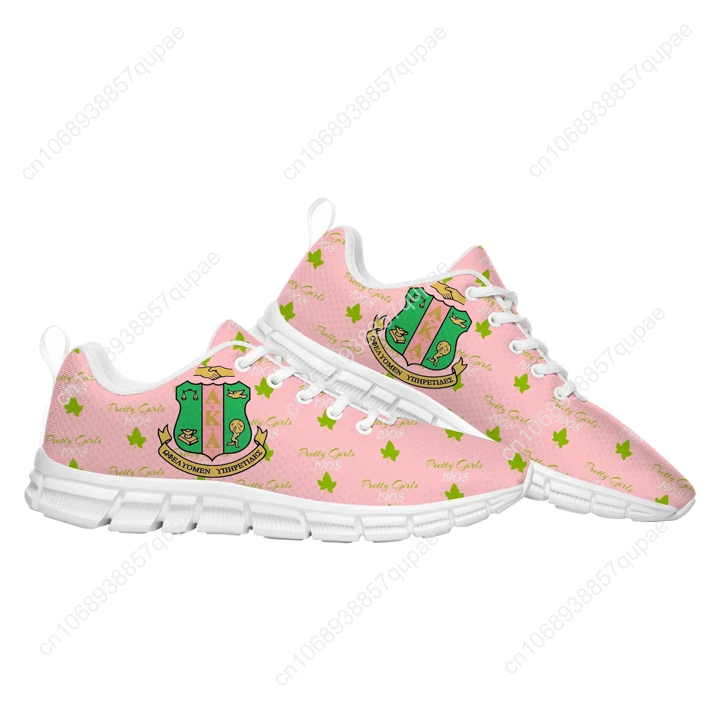 A-Alpha Sorority A-AKA 1908 Sports Shoes Kappa Alpha Mens Womens Teenager Sneakers Parent Child Sneaker Customize Shoe