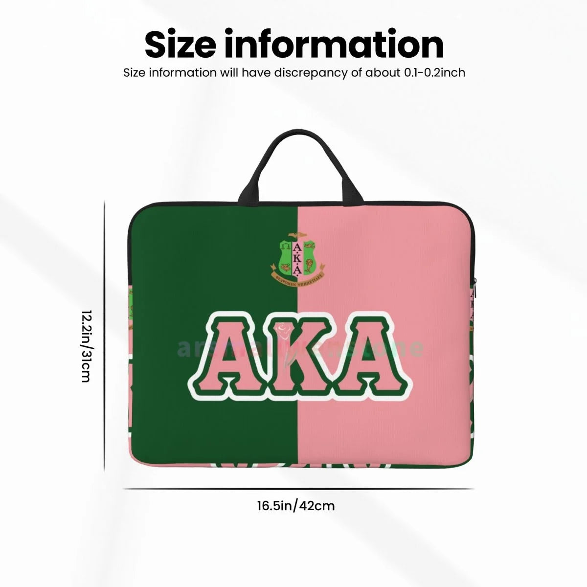 AKA Sorority Laptop Bag Computer Bag Office Business Travel 14 Inch Water Resistant Large Laptop Case