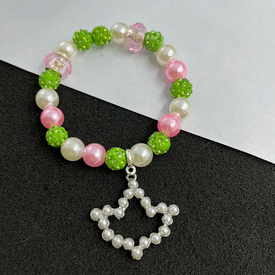 Alpha Kappa Alpha Charm Bracelet