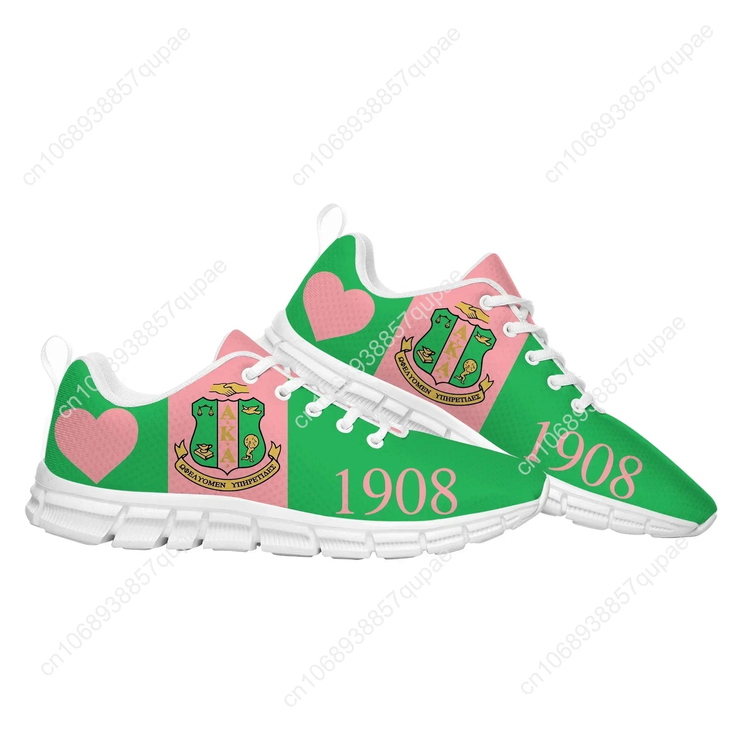 A-Alpha Sorority A-AKA 1908 Sports Shoes Kappa Alpha Mens Womens Teenager Sneakers Parent Child Sneaker Customize Shoe