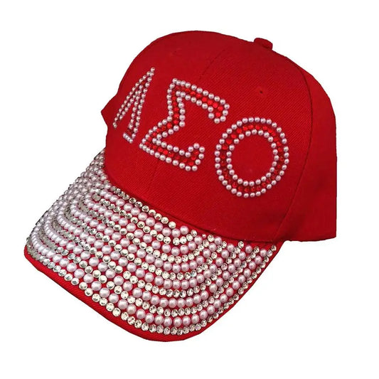 Delta Sigma Theta Rhinestone Baseball Caps