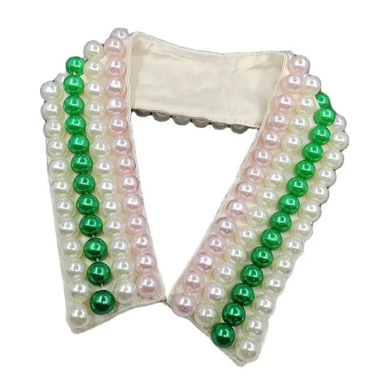 Alpha Kappa Alpha Collar Pearl Necklace