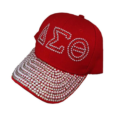 Delta Sigma Theta Rhinestone Baseball Caps