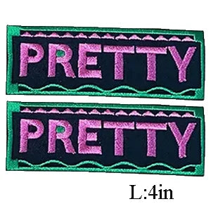 Embroidered Iron on Patches for Alpha Kappa Alpha Sorority