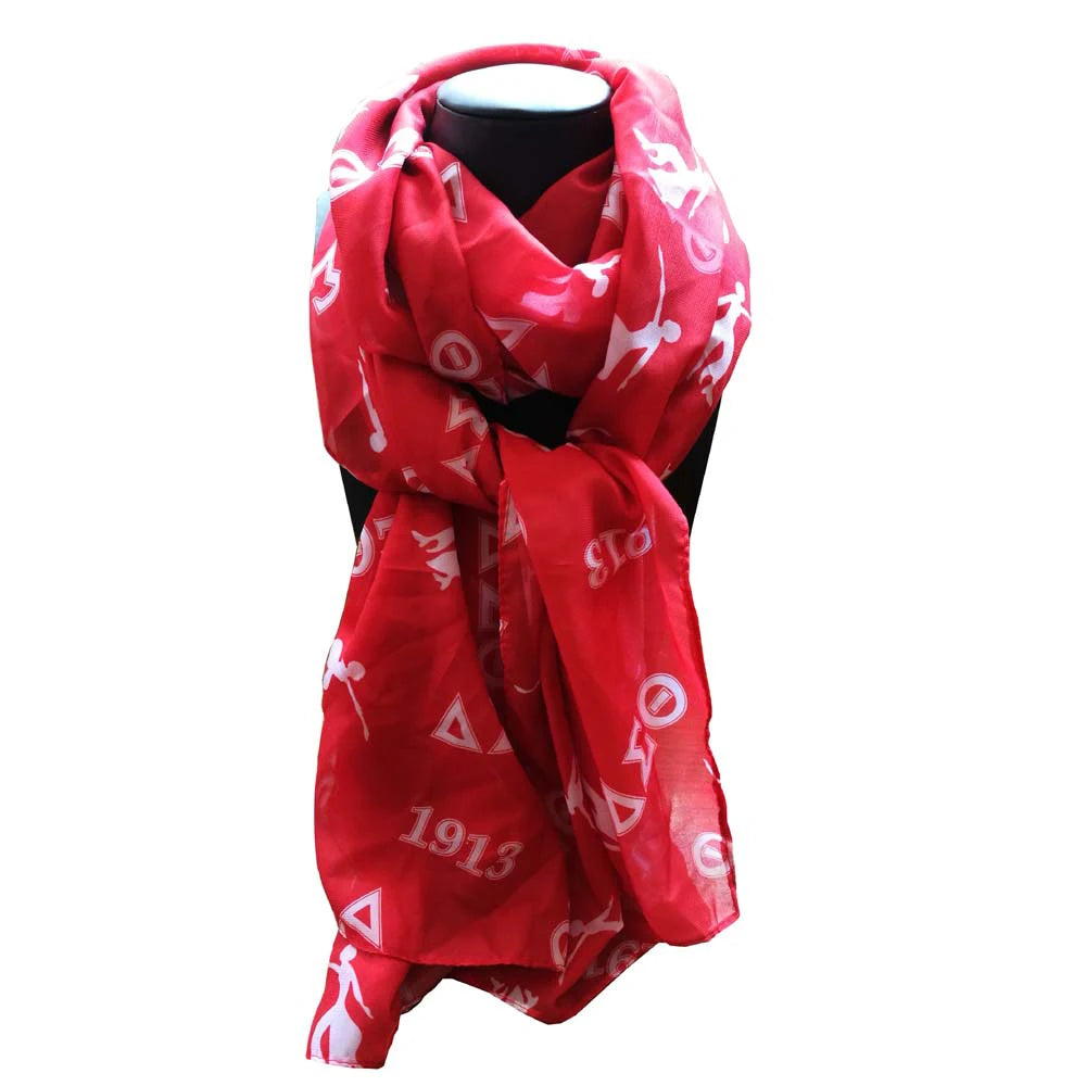 Delta Sigma Theta Print Scarves