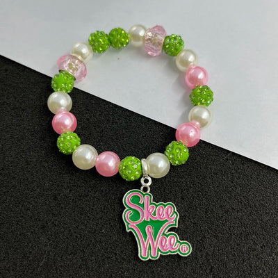 Alpha Kappa Alpha Charm Bracelet