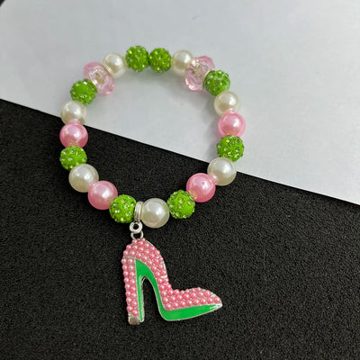 Alpha Kappa Alpha Charm Bracelet