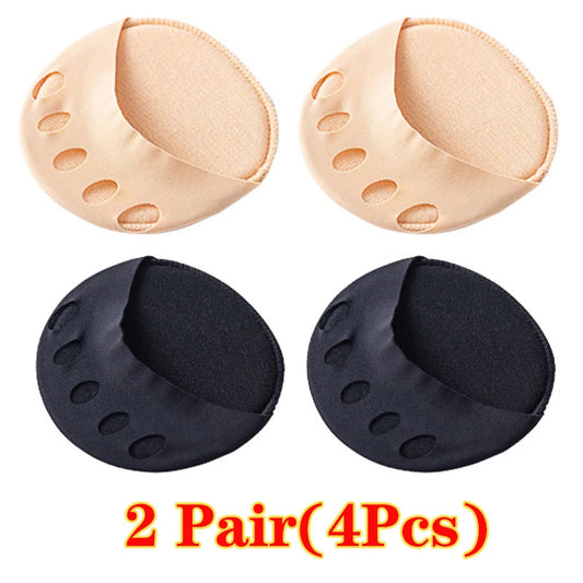 2Pc/4Pc Women Forefoot Pads High Heels Half Insoles Five Toes Insole Foot Care Calluses Corns Relief Feet Pain Massaging Toe Pad